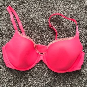 Pink Victoria’s Secret Demi bra